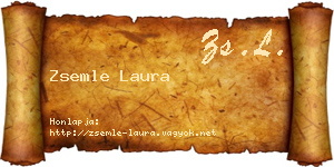 Zsemle Laura névjegykártya
